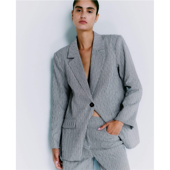 Copenhagen Muse CMEMILY Blazer, Bright White W. Black
